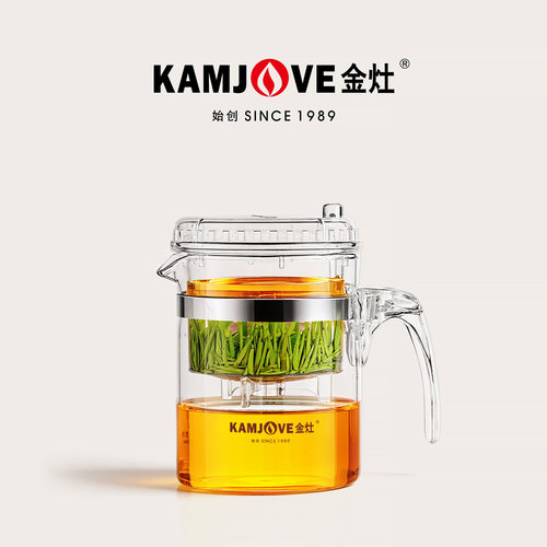 金灶飘逸杯玻璃泡茶壶家用单人