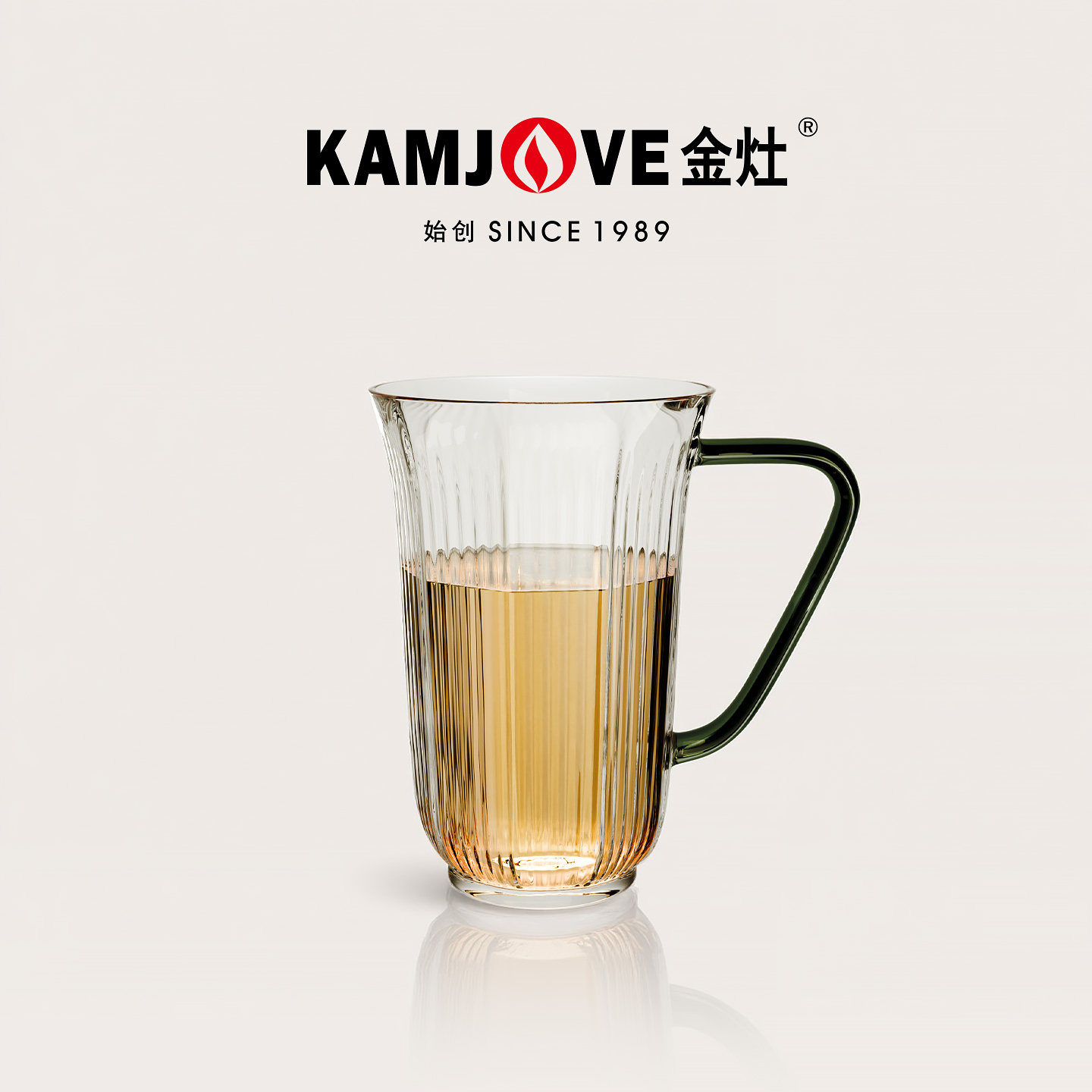 金灶TP-207玻璃泡茶杯家用耐高温水杯办公室喝茶专用个人杯子简