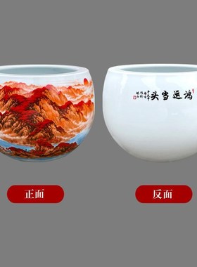 轻奢摆件 中式大号聚宝盆摆件玄关客厅博古架高端装饰品乔迁礼品
