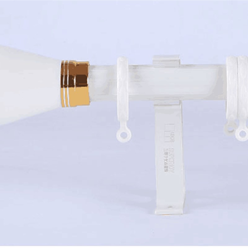 阳台可弯曲窗帘杆90度直角Lw型U型可折弯转角飘窗罗马杆单双杆顶