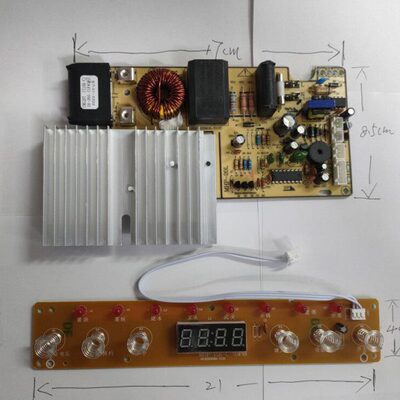 半球电磁炉通用电路板3000w大功率主板MHP-20L主板MHP-15E-SOP16