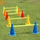 跨栏儿童麦桶标志桶障碍物卡锥形架足球训练器材篮球路障幼儿园