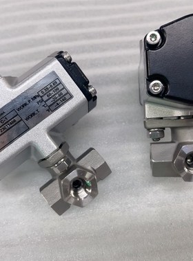 微型C-UTNE不锈钢丝扣三通气动球阀内N螺纹丝扣连接4分2分