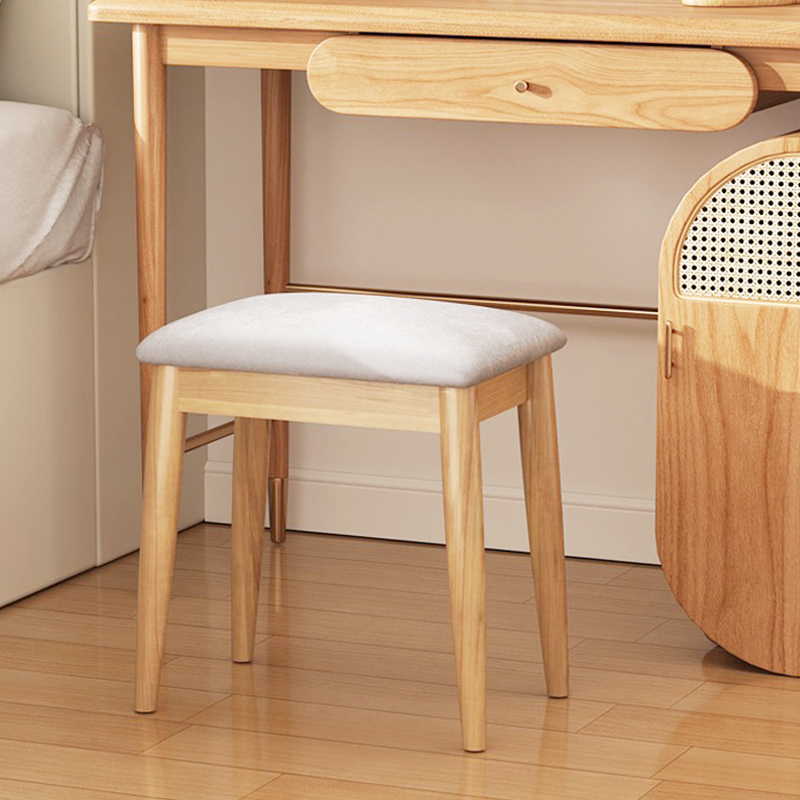 北欧化妆凳卧室梳妆凳q现代简约实木凳女生梳妆台凳子家用美甲椅