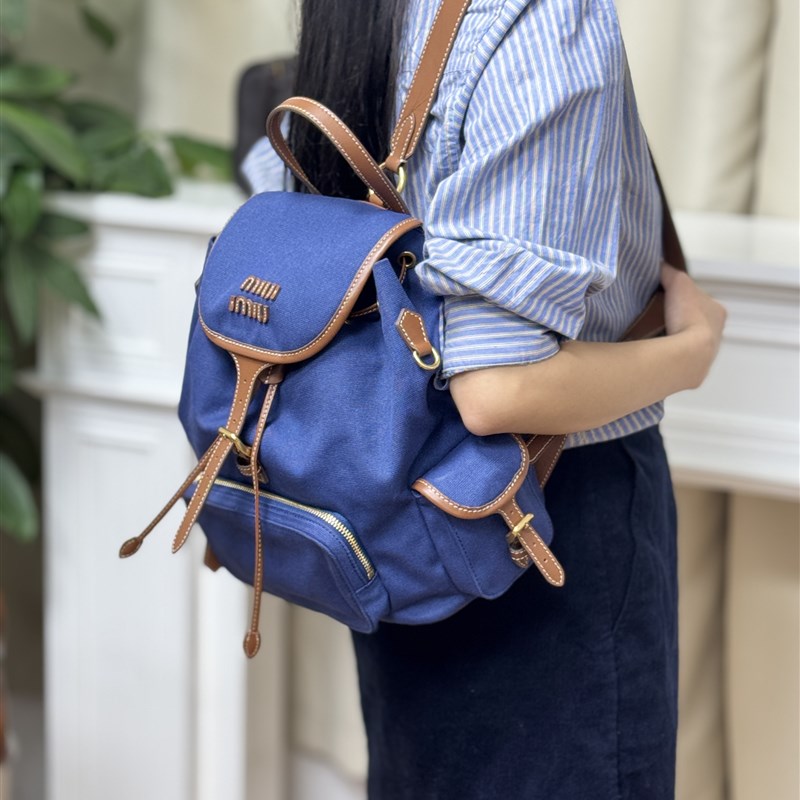 2025新款包大叔双肩包帆布休闲旅行大容量背包高端定制皮料老钱风