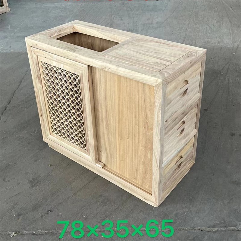 实木木茶水柜烧水壶一体全自动实木餐边柜茶桌侧边置物架家用茶柜