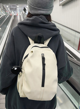 户外小背包男士潮流书包女款初中生大学生轻便旅行登山双肩包简约