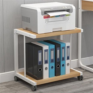 矮柜打印机架子桌下迷小型落地简约现代移动办公室多层置物架家用