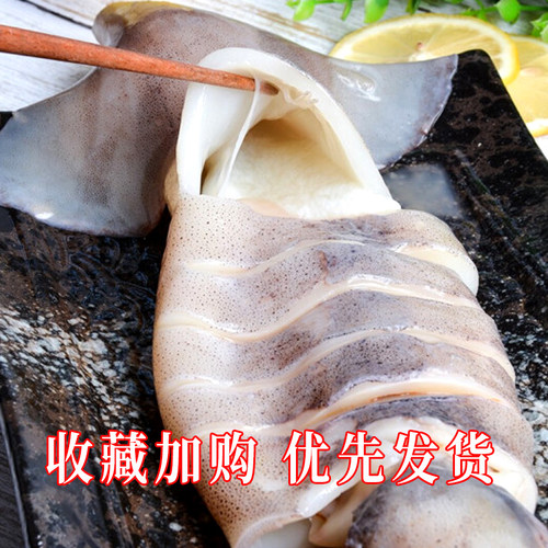 大鱿鱼鲜活整只新鲜冰鲜海鲜生鲜冷冻枪乌贼烧烤火锅香辣铁板鱿鱼
