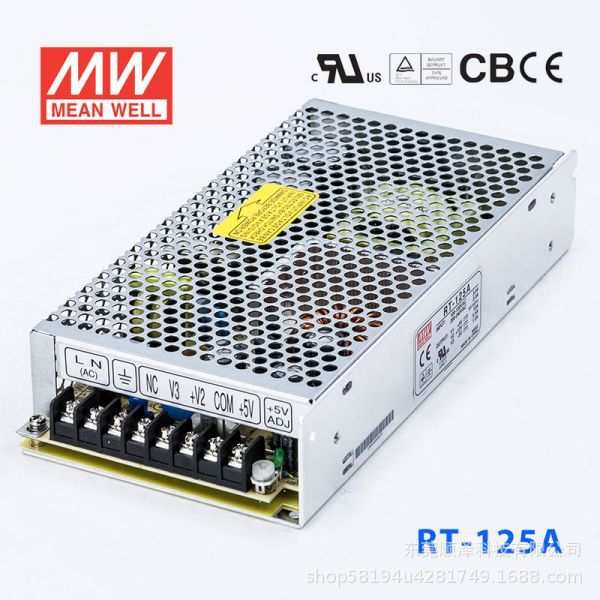 RT-125D/125B/125C/125A明纬电源125W三组输出5V12V15V24/T-120D
