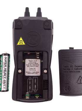 德图压力计testo510i/511/512绝压微压差表数显式高精度压差仪
