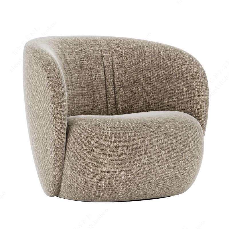 简约现代沙发椅北欧轻奢单人沙发服装店铺接待洽谈网红休息区沙发