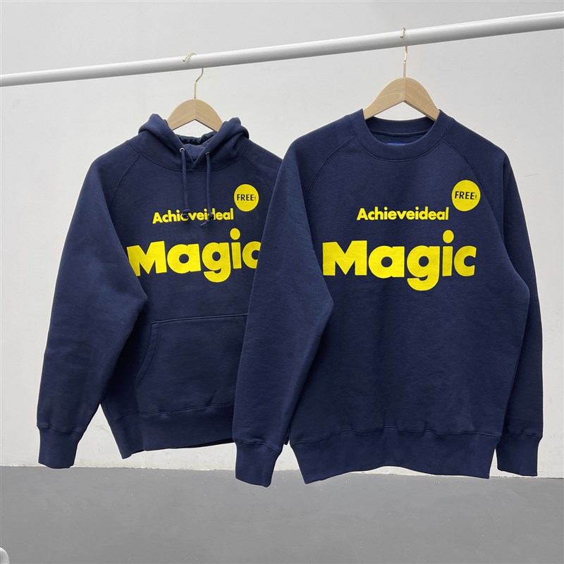 秋冬潮流印花男款修身国潮潮牌美式休闲重磅抓绒厚实连帽卫衣外套