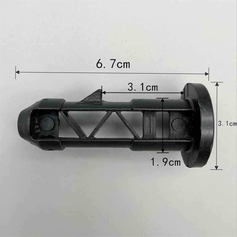 户外垃圾桶配件塑料插销卡扣环卫垃圾箱插栓配件盖子上黑色插销子