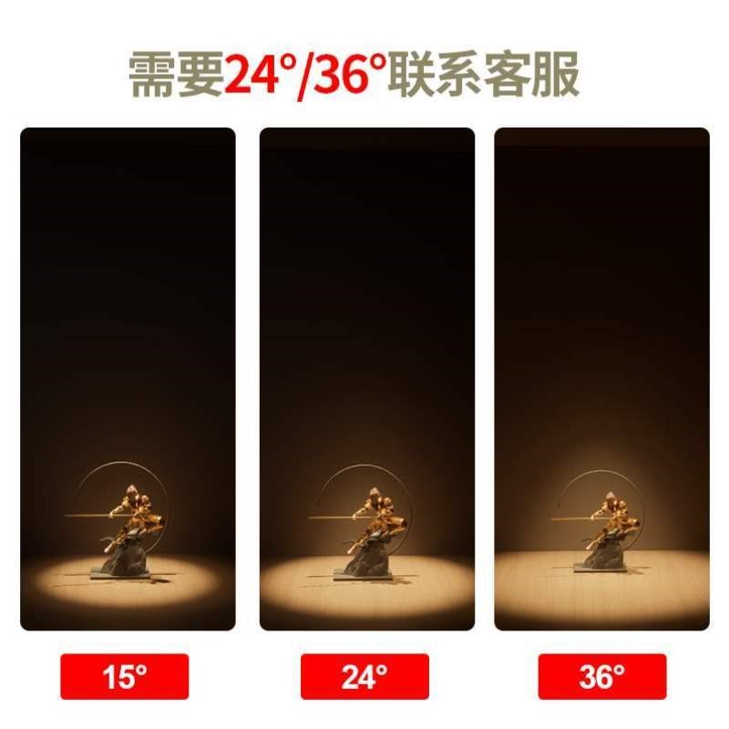 博物馆明装灯洗墙15灯氛围聚光射灯角度茶室小餐桌度轨道迷你照画