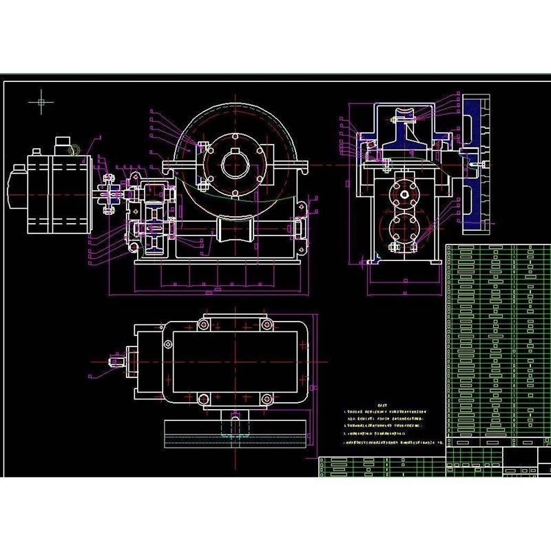 软包装电池生产线移胶转盘(移胶贴胶机构)设计2D图机械CAD素材