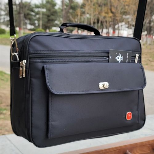 带锁扣行李包多口袋男包商务休闲包非电脑包出差包背提两用包H01