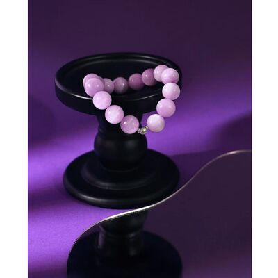 Resonarth「模数 · MOD-07暂态」紫锂辉手串工业实验室极简美学