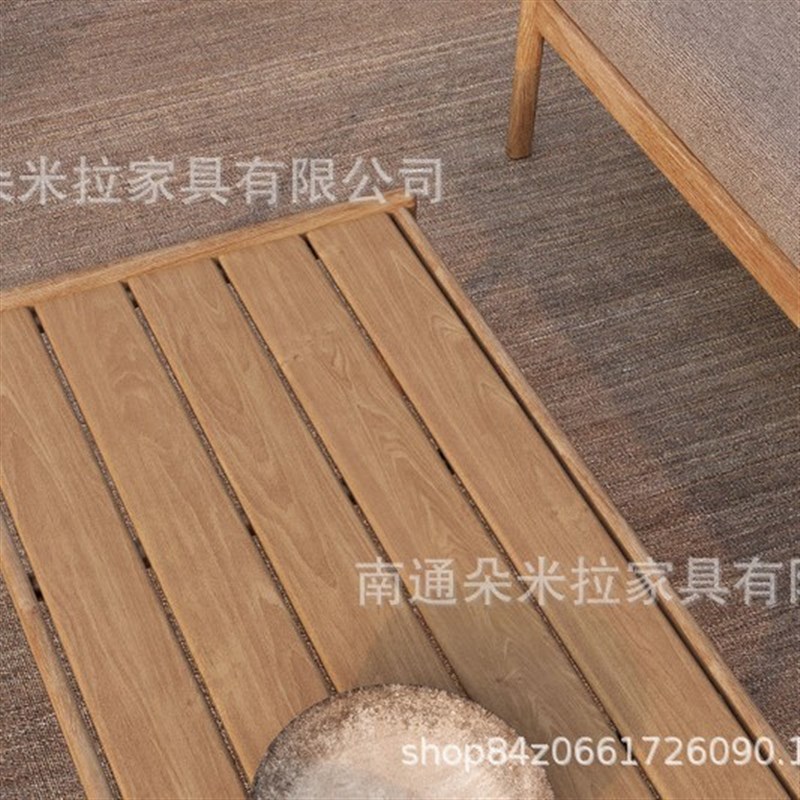 RH美式实木户外茶几高端简约室内茶几户内户外都适用