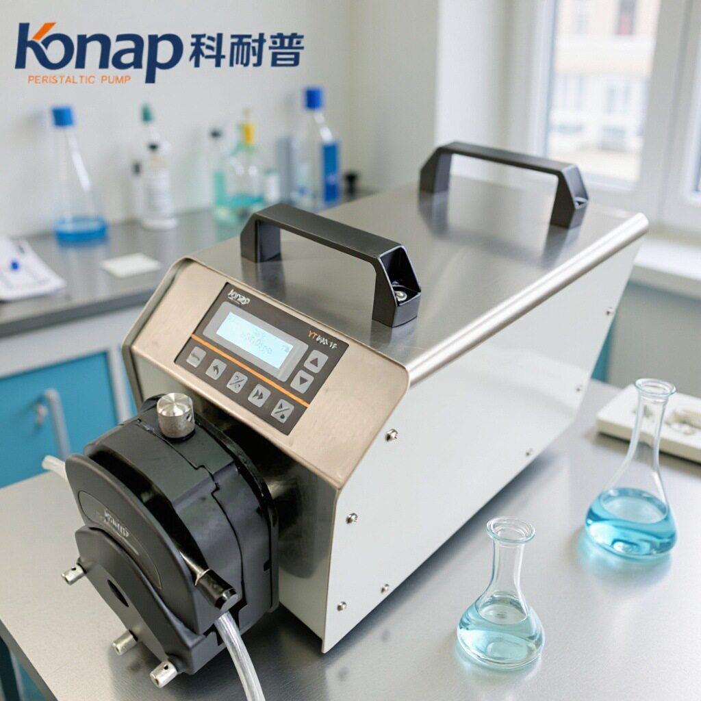 科耐普YT600工业蠕动泵调速型大流量粘度耐酸软管泵价格优惠