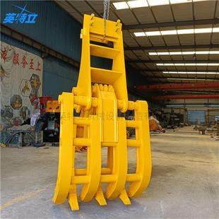 挖改属具抓钢机日式各型号废钢爪子五齿七齿抓铁爪草夹木器