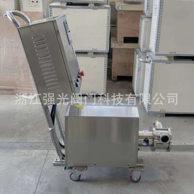 粘性物料输送洁净型304/316L卫生型食品级不锈钢挠性叶轮泵