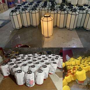 异形灯罩龙身灯笼墙连串街道装饰饭店饭堂麻辣烫米线店铺吊灯