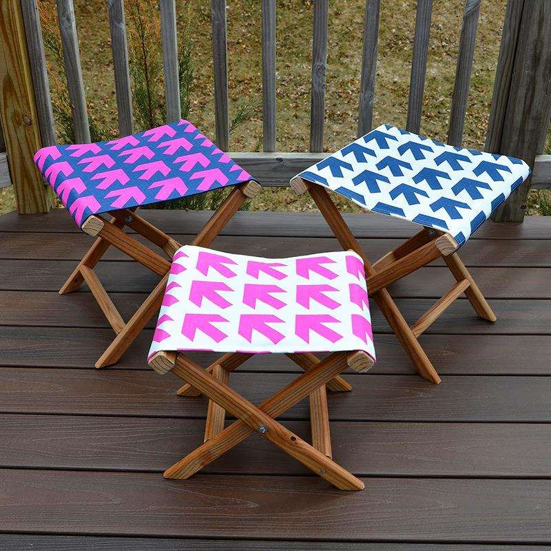 厂家直销结实马扎多功能户外露营小板凳实木便携式家用折叠凳