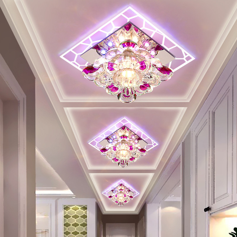 过道灯走廊灯简约现代玄关灯入户客厅灯阳台灯创意射灯led天花灯,家装灯饰光源,嵌入式射灯,淘宝优惠券,粉丝福利购,淘宝优惠卷