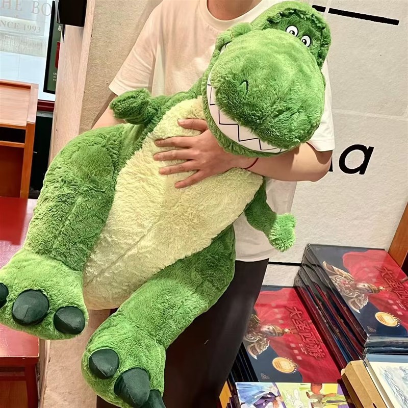 卡通可爱绿色恐龙毛绒玩具大号丑萌抱抱龙公仔儿童玩偶睡觉抱枕