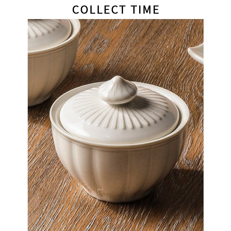 收集时光咖啡方糖罐客厅茶几摆设杂物收纳小罐子法式复古糖缸碗