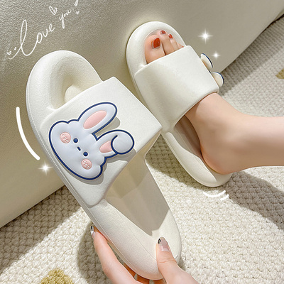 踩屎感拖鞋夏女外穿厚底可爱室内家居防滑防臭夏季居家用凉拖鞋男