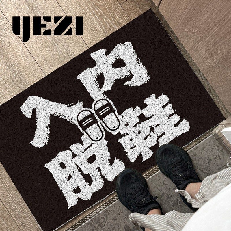换鞋地垫入户门垫创意网红简约进门地毯门垫2024新款丝圈门口脚垫