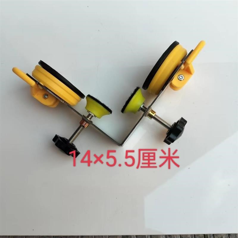 瓷砖海棠角固定器岩板墙砖调平鱼缸角度可调吸盘板阴阳大理石拼接