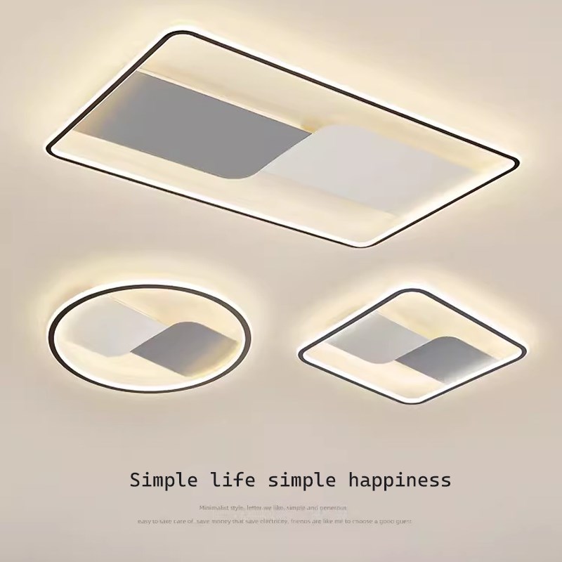 卧室灯led吸顶灯现代简约主卧灯2023新款客厅书房灯中山灯具大全