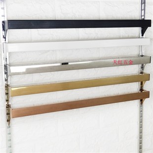 服装展示架 服装货架 卡梯柱A柱立柱正挂 横杆挂钩 饰品挂钩 衣架