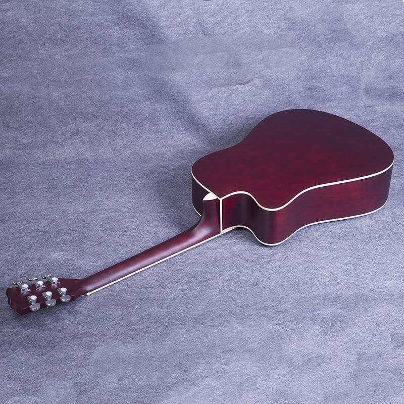 41寸民谣吉他guitar 初学者新手练习吉他 学生成人椴木吉它jita