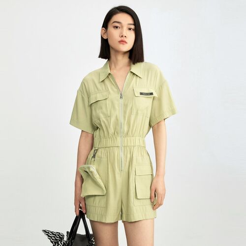 U/TI尤缇夏季新款女式柠檬黄连体衣/裤UI2D02882323