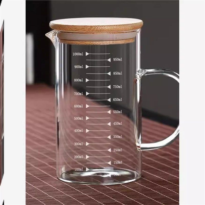 耐高温玻璃量杯刻度杯子加厚厨房烘焙量杯家用微波炉杯水杯牛奶杯,餐饮具,啤酒杯,淘宝优惠券,粉丝福利购,淘宝优惠卷