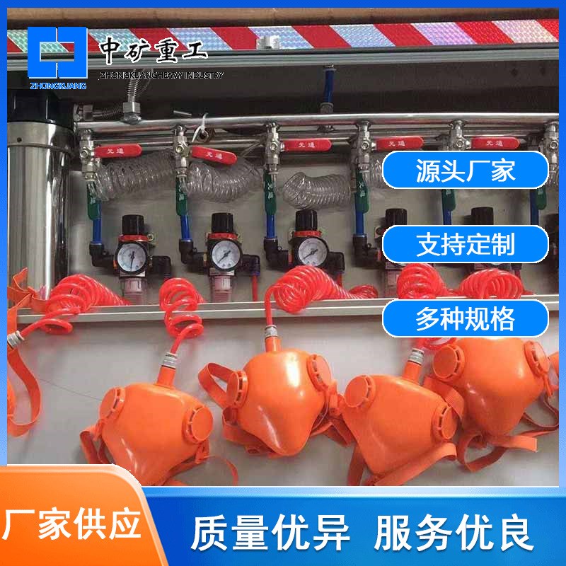 矿用自吸过滤式自救器6人8人用呼吸自救器矿用救援呼吸供水一体机