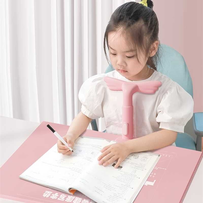 看书托下巴写作业抬脖子颈托支撑架防止孩子低头写字驼背神器Q