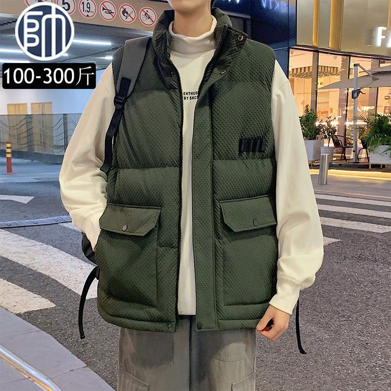 男马甲秋冬款加厚保暖无袖棉衣加肥加大潮牌坎肩大码胖子外穿背心,男装,常规马甲,淘宝优惠券,粉丝福利购,淘宝优惠卷