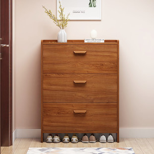 超薄翻斗鞋柜17宽24厚家用进门口50长55 60 65 70 75cm80收纳鞋架