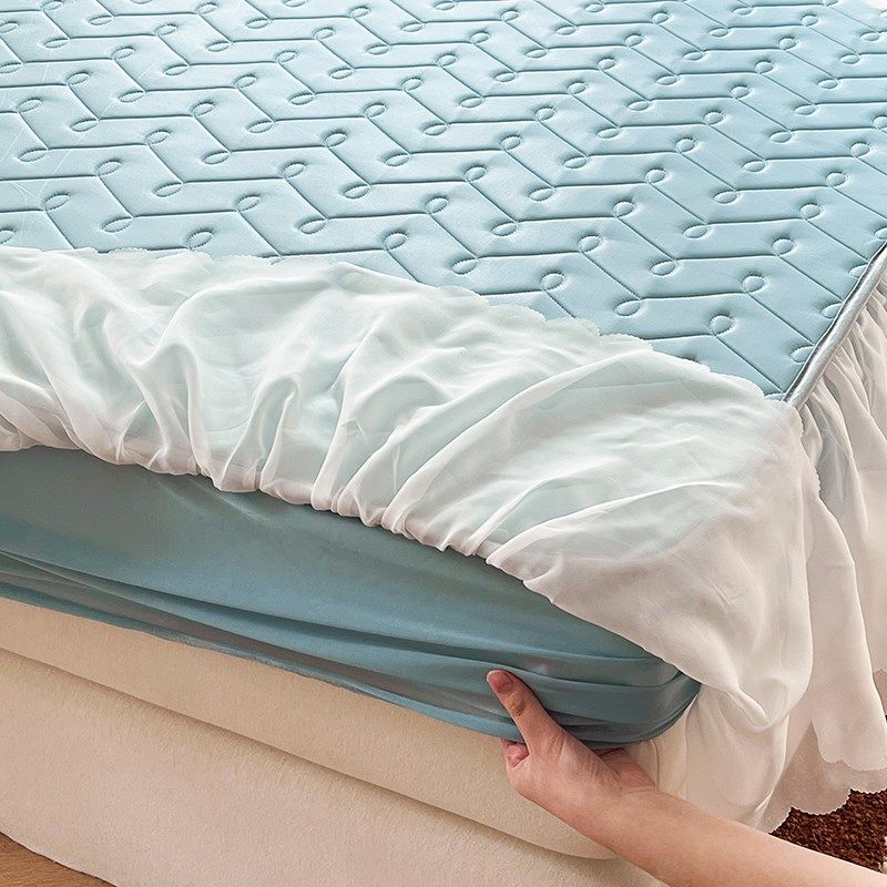 夏季冰丝乳胶凉席便携式夏天可折叠水洗婴儿童学生宿舍床裙软席子,床上用品,乳胶席,淘宝优惠券,粉丝福利购,淘宝优惠卷