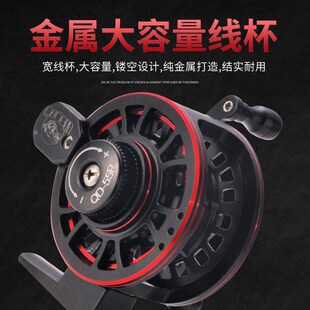 科迈龙全金属前打轮高速比带排线倍速矶钓轮