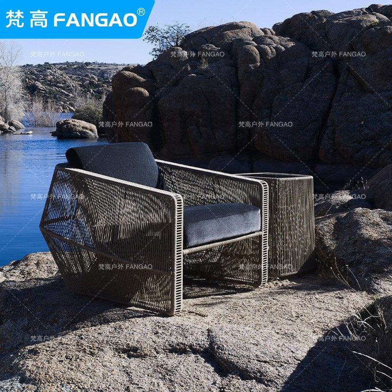户外沙发庭院室外藤艺藤编家具休闲藤沙发组合藤椅软装样板房阳台,住宅家具,户外沙发,淘宝优惠券,粉丝福利购,淘宝优惠卷
