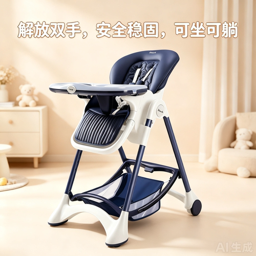 Pouch婴儿多功能折叠便携餐椅
