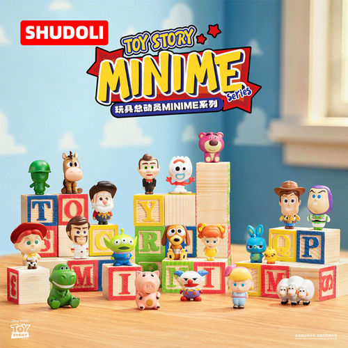 SHUDOLI迪士尼玩具总动员Minime系列萌粒盲盒手办潮玩玩具摆件