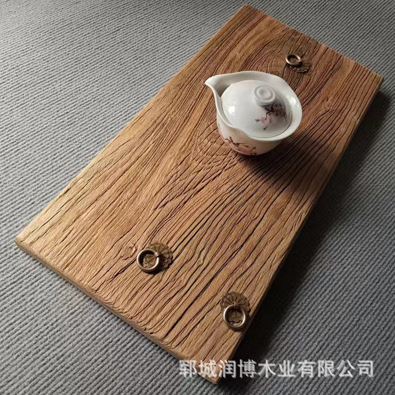 民宿装饰板材 风化纹理桌面吧台 老榆木风化纹理门板 老榆木茶桌