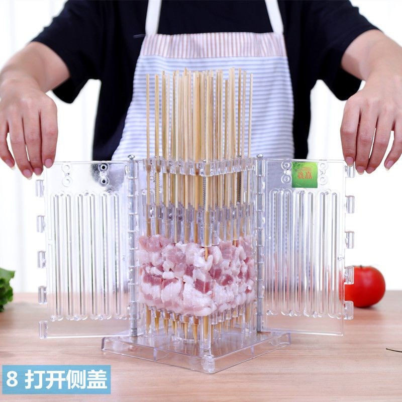 穿羊肉串机器新款多功能快速家用商用快捷方便烧烤撸羊肉大小串